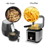 2.5L Electric Stainless Steel Deep Fryer Oil Square Electric Fryer for Household Outdoor Cooking US French Mechanical Accessory - Image 5